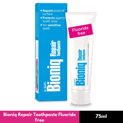 BRANDED Dr. Wolff's Bioniq Repair Toothpaste 75ml | Fluoride Free Toothpastes for Daily