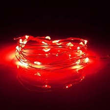 LED Micro Fairy String Light 20 Red Waterproof