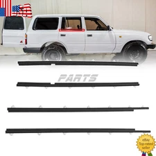 Door Belt Weatherstrip Outer Front Rear Fits Toyota Land Crusier FJ80 1990-1997