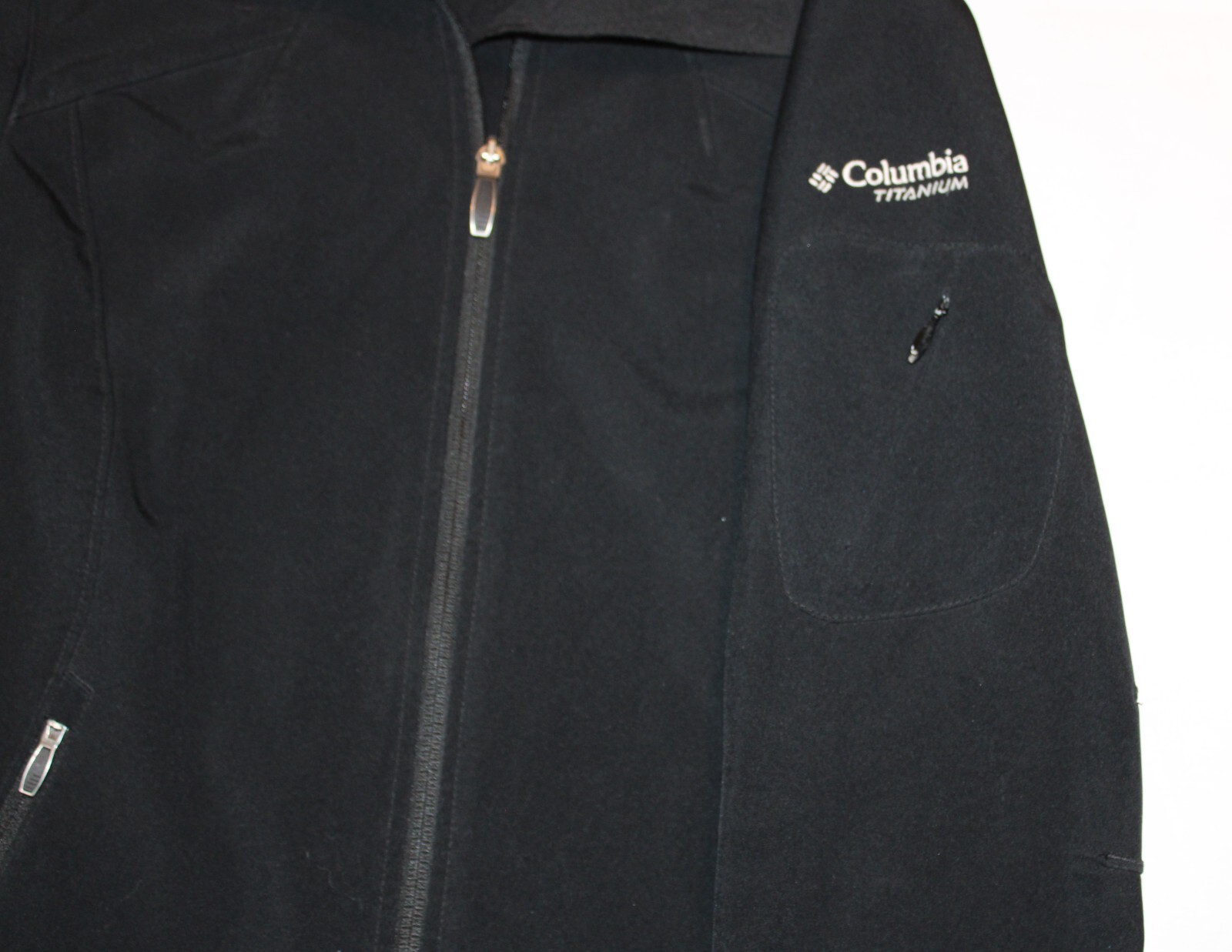 Columbia Titanium Softshell Black Zip Jacket Wome… - image 4