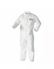 (1)KLEENGUARD A45  Liquid -Particle Protection full body Suit 2XL Yellow Lines