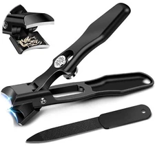 2024 New German Nail Clippers for Men, Upgrade Wide Jaw Opening Nail Clippers
