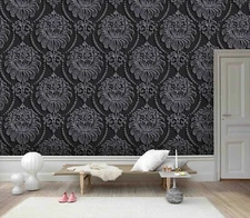 3D Damask Floral Wallpaper Wall Mural Removable Self-adhesive Sticker989