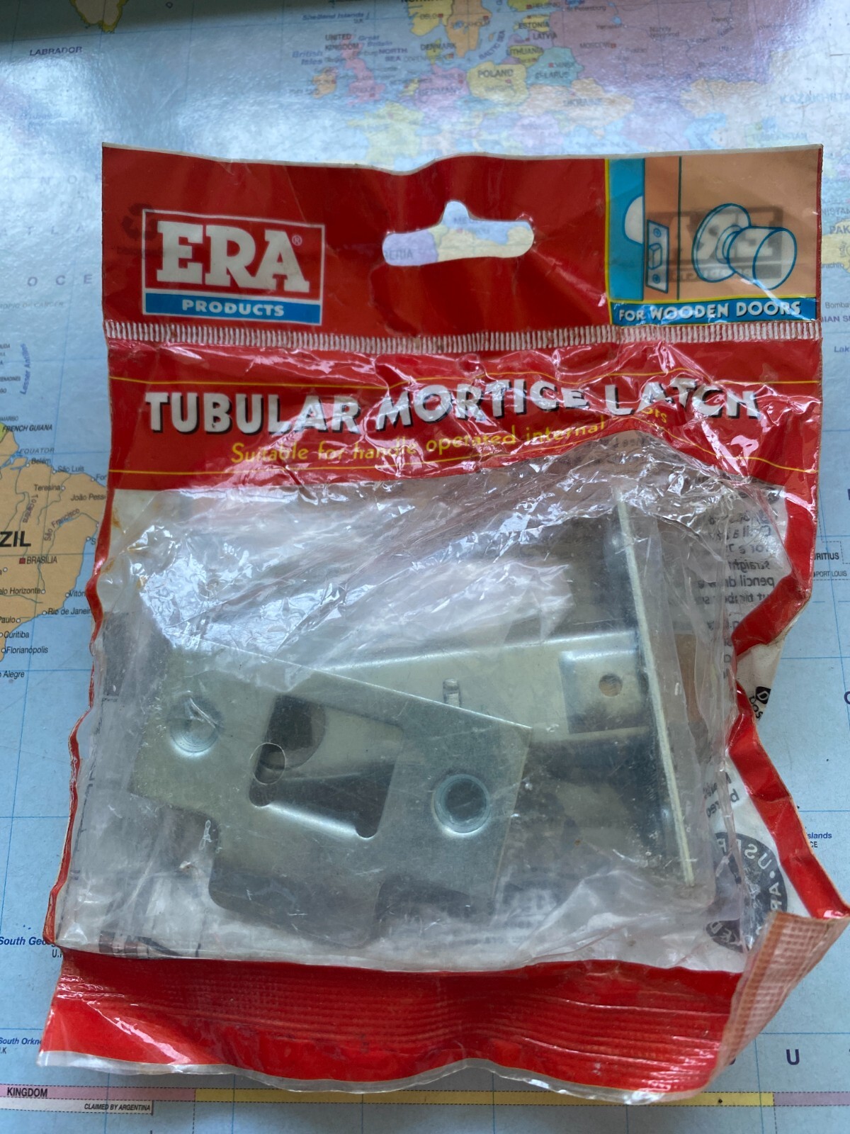ERA Tubular Mortice Latch for handle operated internal doors.