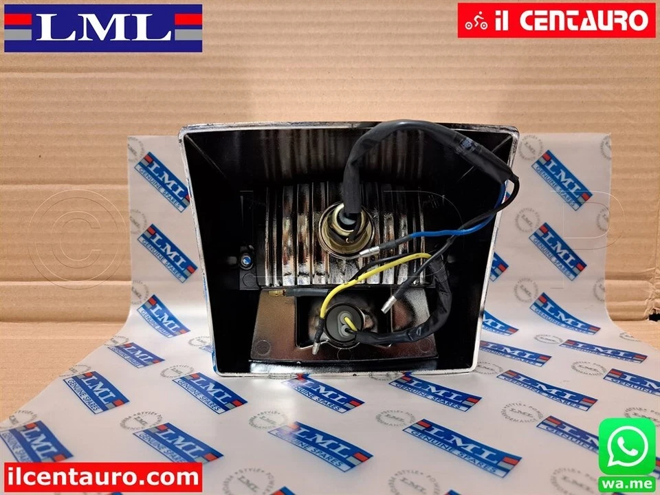 SF284-0185/2 BASE FANALINO POSTERIORE CROMATO LML STAR 125 151 Automatic 200 4T - Immagine 3 di 4