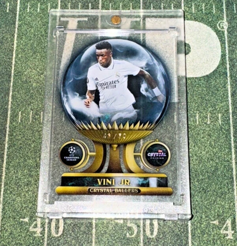 2022 Topps Crystal Premium Acetate Vini Jr. Vinicius Crystal Ballers Black /50