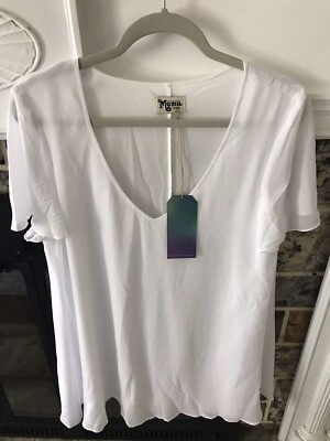 NEW Show Me Your Mumu Medium Kylie Mini Dress White | eBay