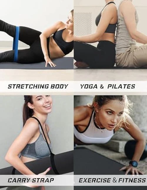 Extra Wide 72x32 Inch Non-Slip Double-Sided Thick 7mm Yoga Mat