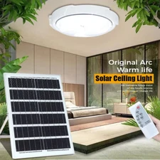 Solar Motion Sensor Light Ceiling Pendant Light Outdoor Garden Garage Shed Lamp