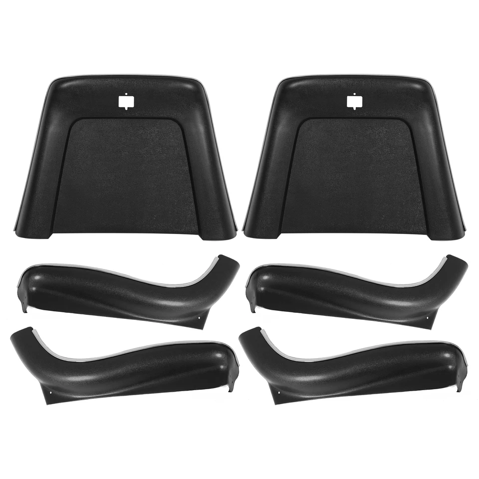 Bucket Seat Backs & Side Trim Panels PP 6pc Kit For Chevy Malibu Nova 69-72 - Image 2 of 4