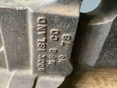 Vヴィ Vintage Rock Island # 73 Swivel Base Machinist Bench Vise 4