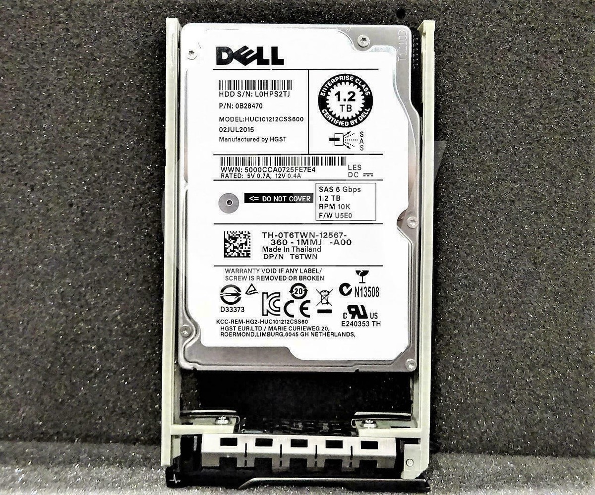 Dell 1.2TB 6G 10K 2.5