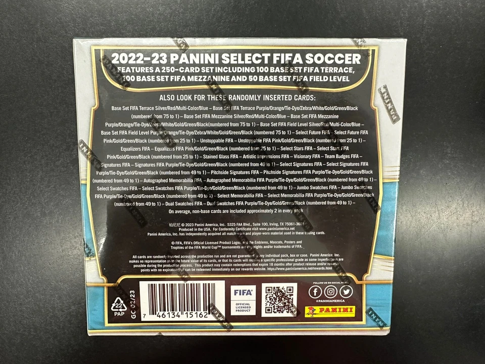 2022-23 Panini select FIFA Soccer hobby box factory sealed - Image 3 of 3