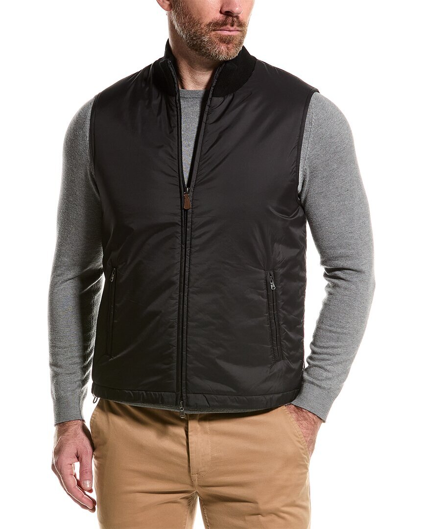 Мужской шерстяной жилет с вязаным воротником Bruno Magli 39790₽