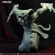 Yuan-Ti, Abomination Fantasy Miniature D&D Tabletop Game RPGs Role Playing