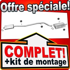 Pot d'échappement Peugeot 406