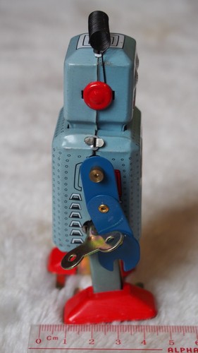 Robot MS294 wind up tinplate tin plated classic toy cute man antique - Picture 5 of 9