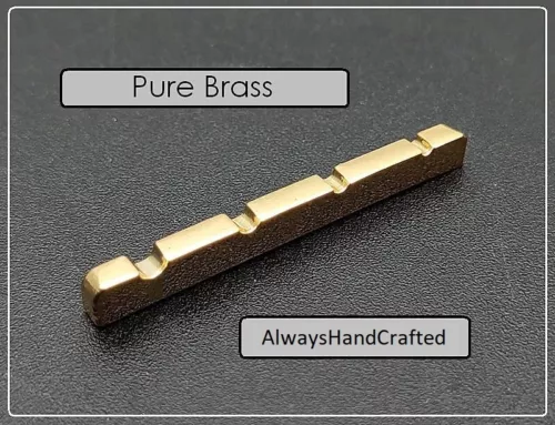 AlwaysHandCrafted BRASS NUT for Fender PRECISION P Bass Guitar - 1 5/8" / 41mm 