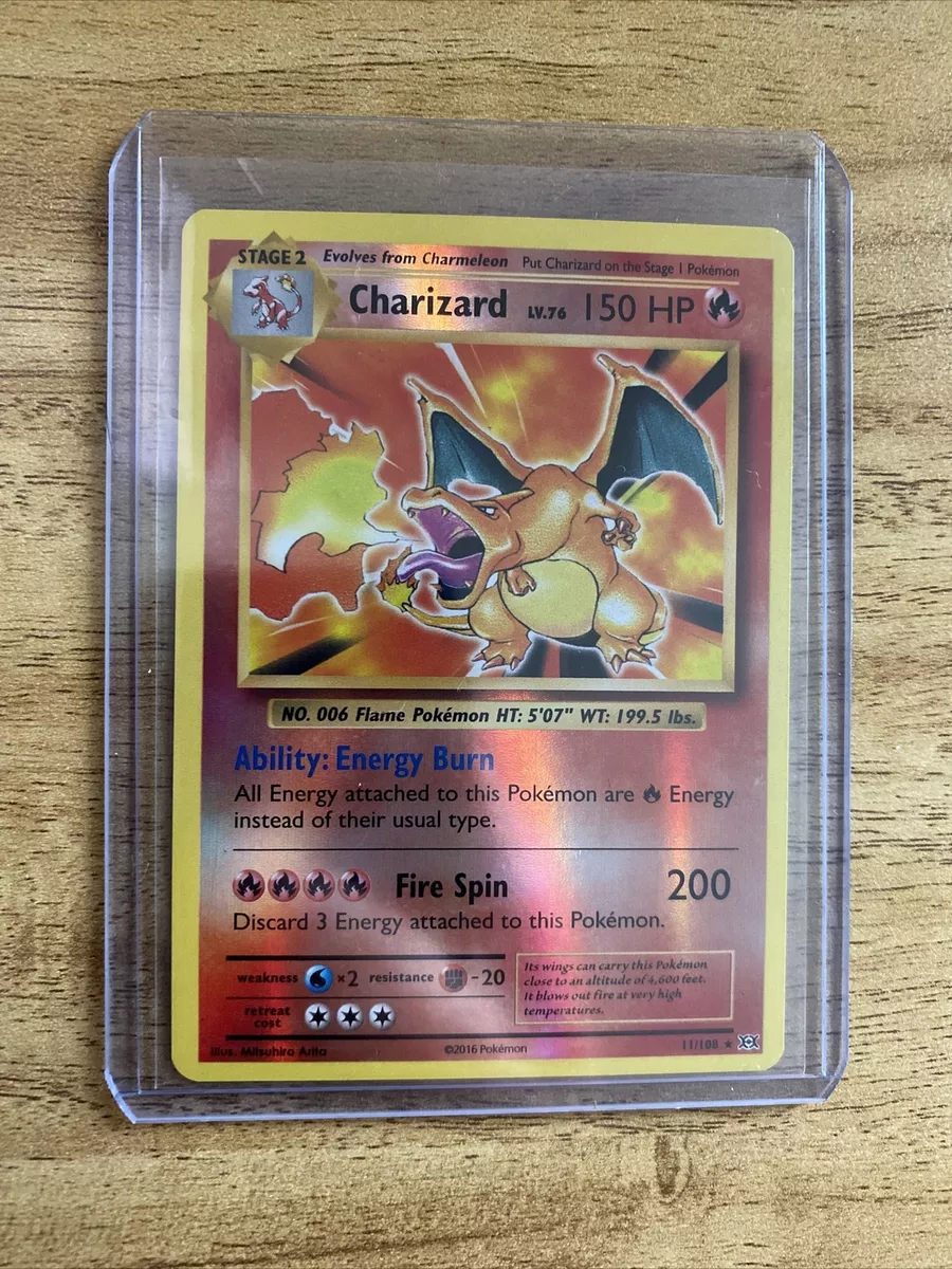  Pokemon - Charizard (11/108) - XY Evolutions - Reverse