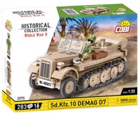 Cobi 2273 Sd.Kfz. 10 Demag D7 Bausatz 280 Teile 1 Figur