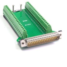 Solderless DB37 Male Header Breakout Board Terminal D-SUB 37pin Connector