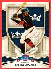 2024 Panini Crusade Baseball Gabriel Gonzalez #23 Minnesota Twins