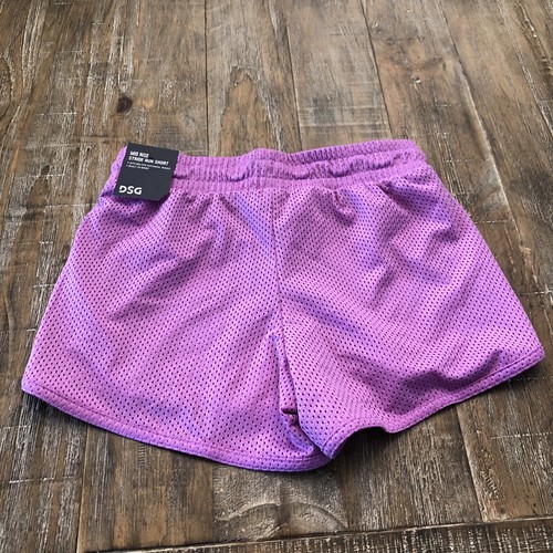 DSG Girls' Mid Ride Stride Shorts Pink S - Picture 2 of 3