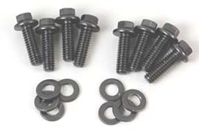 1971-1986 Chevrolet small block valve covers BOWTIE BLACK TALL profile - Image 3 of 4