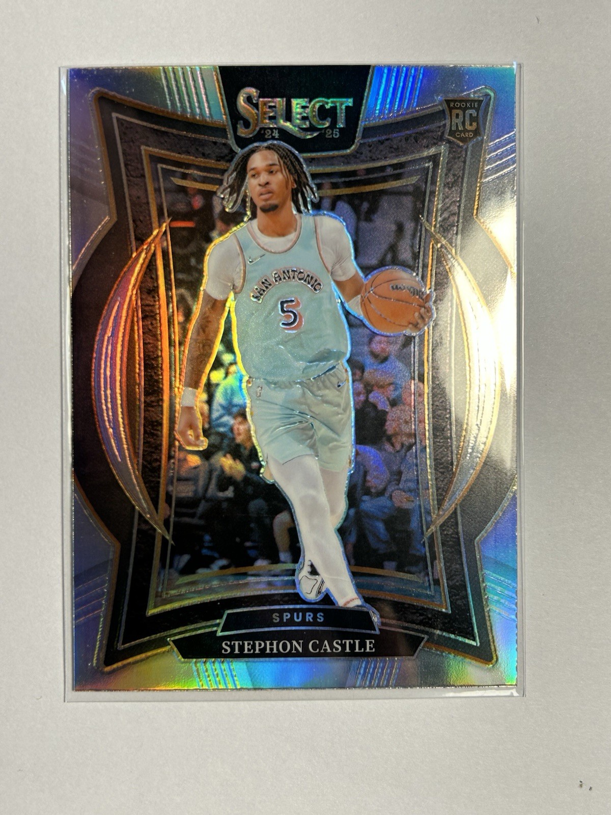 2024-25 Panini Select Concourse Silver Prizm STEPHON CASTLE #72 Rookie Spurs RC