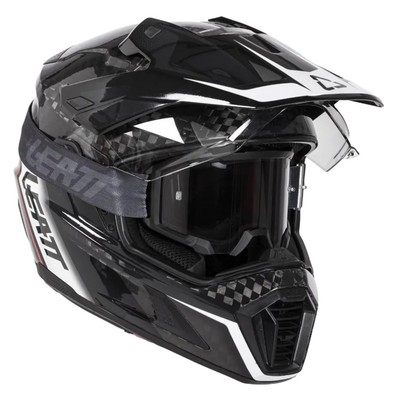 Leatt ADV 9.5 MX Offroad Helmet Kit w/4.5 IRIZ Goggles Carbon