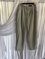 Abercrombie Fitch Curve Love Ultra High Rise Relaxed Straight Trousers -...