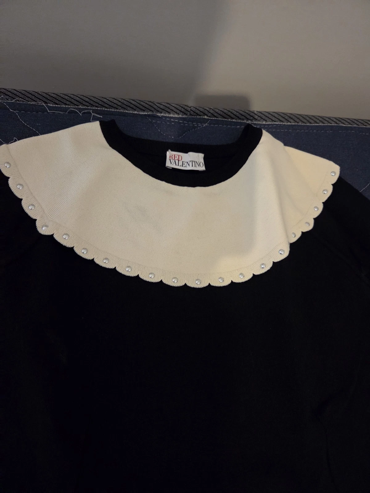 Abito donna in maglia nero Valentino Spa taglia L