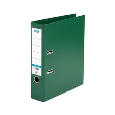 Image of Elba 70mm Lever Arch File Plastic Green A4 100202174