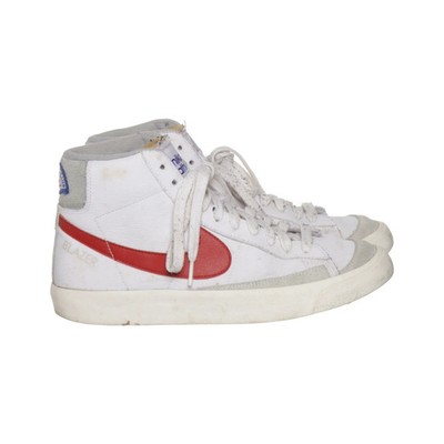 Nike, Sneaker, Größe: 42 1/2, Blazer Mid '77, Weiß/Rot/Grau, Herren #lbd