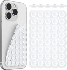 Silicone Suction Cup Phone Mount Double-Sided, Sticky Grip Suction Phone Case Mo