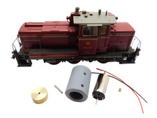 micromotor HR010F Glockenankermotor  für Roco V60, BR 260, BR 261, BR 360, BR