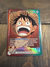 One Piece TCG OP13-001 Monkey D. Luffy Alt Art Leader AA Card Game CCG English