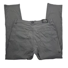 Wrangler ATG All Terrain Gear Pants Mens 38 x 32 Gray Hiking Nylon Stretch