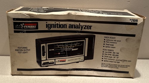 Vintage Sears Penske Ignition Analyzer 244.21019 w/ Original Box & Manual. Clean - 第 8/9 張圖片