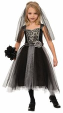 Gothic Bride Costume Child M 8-10
