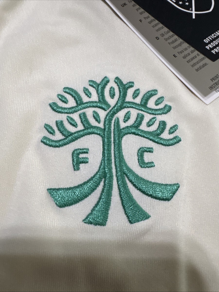 Youth Large 13-14y Austin FC Jersey Cream Green Armadillo Yeti