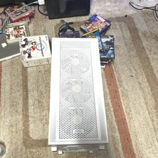 AURA ATX Mid Tower White PC Case Tempered Glass Side Panel Top USB Audio