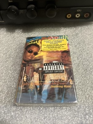 Puff Daddy Feature Mase   Can't Nobody Hold Me Down SEALED CASSETTE  Please Read