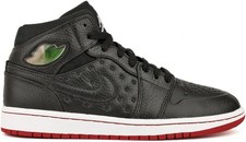 Nike Air Jordan 1 Retro 95' TXT Black Youth Athletic Shoes 616370-001 Size 6Y