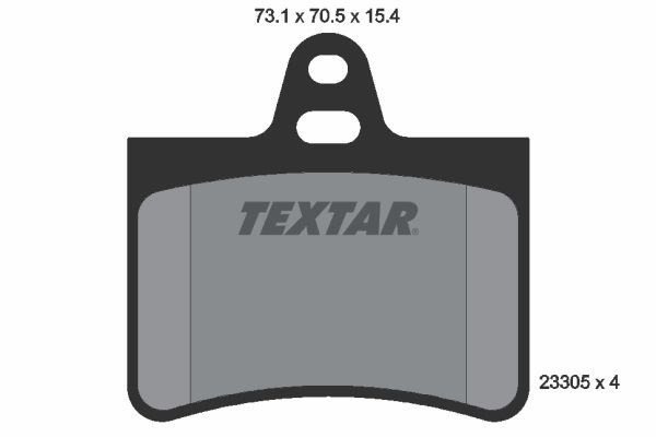 1 X Bremsbelagsatz BremsbeläGe Textar 2330501 FüR CitroëN-image