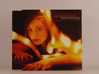 ALISSA SCOTT EASY FOR YOU TO SAY (C29) 3 Track CD Single including Picture Sleev