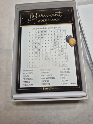 Papery Pop Pensione Party Giochi 50 Pezzi X 4 Giochi Pagine Nero e Oro - Foto 3 di 7