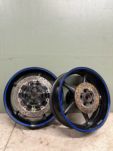 08 - 16 2008 - 2016 YZF R6R R6 OEM FRONT REAR WHEEL RIM OEM SET Read #0119