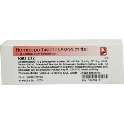 3x RUTA D 12 Globuli 10 G PZN 909118