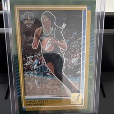 2024 Panini Donruss WNBA Angel Reese #71 Chicago Sky Green laser